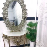 آینه شمعدان برنز اصل