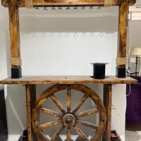 میز بار صندلی راک اباژور پایه و نرده اتلیه