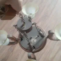 لوسترچهارشاخه|لوستر و چراغ آویز|قزوین, |دیوار