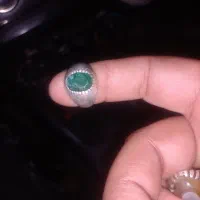 انگشتر نقره دست ساز و سنگ|کلکسیون اشیاء عتیقه|قم, دروازه ری|دیوار