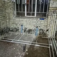 لوله کشی آب تاسیسات ساختمان موتورخانه و پمپ