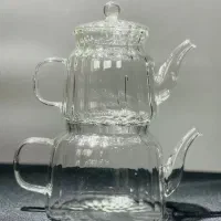 کتری قوری پیرکس شعله مستقیم کار وارداتی|قوری، کتری، قهوه‌ساز دستی|کرج, گلشهر|دیوار