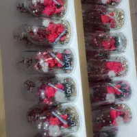 باکس شیشه خرسی قاب موزیکال لباس  ولنتاین