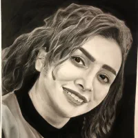 سیاه قلم سفارشی هنر شما در قاب|تابلو، نقاشی، عکس|بهارستان, |دیوار