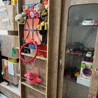 کمد بچه با ویترین و کتابخانه