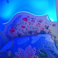 تخت فلزی سفید رنگ دونفره نو