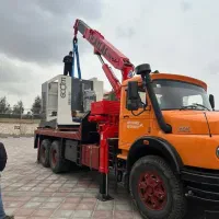 جرثقیل15تن نصب و جابجایی دستگاه صنعتی