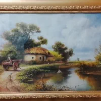 تابلوهای نقاشی رنگ روغنی و برجسته