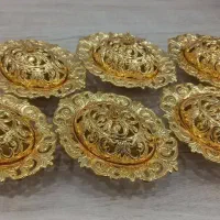 ظروف طلایی قندان و...