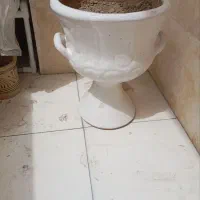 گلدان سفالی بزرگ سالم