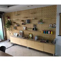 دکور تمام چوب پانچی باقابلیت جداشوندگی همه اجزا|کتابخانه، شلف، قفسه‌های دیواری|کرج, برغان|دیوار