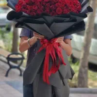 دسته گل رز هلندی با تزئین فقط شاخه ای ۳۰ت|گل و گیاه طبیعی|تهران, دژکام|دیوار