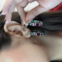 گوشواره رنگی اکسسوری