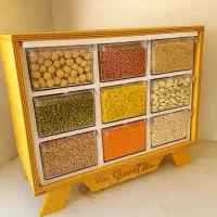 استند ۹کشو حبوبات