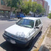 پراید سفید مدل 96 بی رنگ