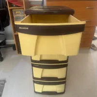 فروش کمد کشویی پلاستیکی ۴ طبقه سالم