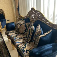 مبل و ناهار خوری ایتالیا ورق طلا
