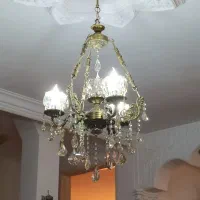 ۲عدد لوستر در حد نو|لوستر و چراغ آویز|بیجار, |دیوار