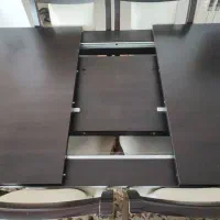 میز ناهارخوری با ۴ صندلی سالم ( کارکرده)|میز و صندلی غذاخوری|رشت, بلوار گیلان|دیوار