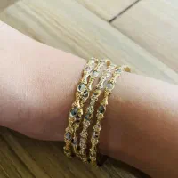 سه عدد النگو طلا