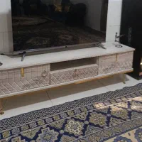 ست کامل آینه کنسول میز تی وی و جاکفشی|مبلمان خانگی و میز عسلی|چهارباغ, |دیوار