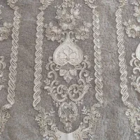پارچه پرده ای مدل تخت نگین دار ۴متری وکتیبه ۴متری|پرده، رانر، رومیزی|شوش, |دیوار
