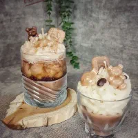 شمع شکلات گلاسه