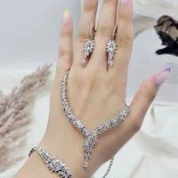 گردنبند بال فرشته نقره نیم ست نقره جواهری318410|جواهرات|تبریز, |دیوار