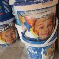 سطل رنگ خالی سالم|ظروف نگهدارنده، پلاستیکی، یکبارمصرف|بیرجند, |دیوار