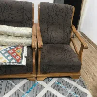 مبل۶نفره باعسلی وجلومبلی سالم ومحکم|حراج|رشت, استقامت ۲|دیوار