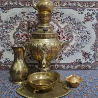 سماور زغالی برنجی