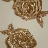 رومیزی های فانتزی تمام پولک طلایی|صنایع دستی و سایر لوازم تزئینی|تهران, دهقان|دیوار