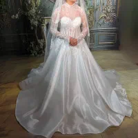 لباس عروس دانتل فرانسه