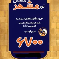 تور مشهد مقدس