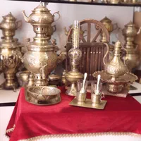 li سماور گازی d برنجی مسی برقی ذغالی زغالی i9|سماور، چایساز، قهوهساز|اصفهان, دستگرده|دیوار