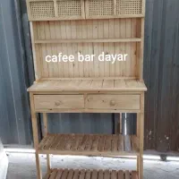 میز کافی شلف بار قهوه ساز cafeebar دو رنگ|بوفه، ویترین، کنسول|خاوران, |دیوار