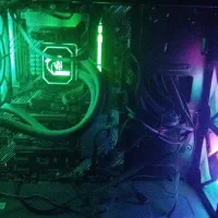 کیس RGB core i9 10900 همراه مانیتور