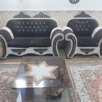 سرویس مبل هفت نفره با میز عسلی قیمت ۷۵۰۰|مبلمان خانگی و میز عسلی|ساوه, |دیوار