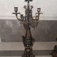 ساعت وشمعدان برنز|صنایع دستی و سایر لوازم تزئینی|تهران, افسریه شمالی|دیوار