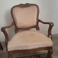 ست مبل چوبی خارجی ۸ نفره ومبل راحتی ۳ نفره وآباژور|مبلمان خانگی و میز عسلی|تهران, امیرآباد|دیوار