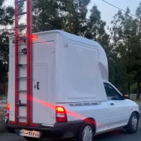 فایبر کابین پراید اتاق عقب مسقف 151 وانت دولنگه