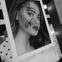 آموزش و سفارش طراحی چهره تکنیک سیاه قلم|خدمات آموزشی|ایلام, |دیوار