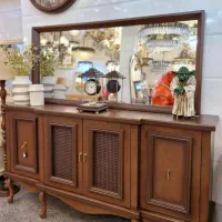 آینه کنسول و میز TVمدل بلوط|بوفه، ویترین، کنسول|رشت, استقامت ۱|دیوار