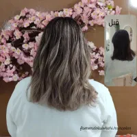 رنگو لایت اکستنشن مو موخوره گیری|خدمات آرایشگری و زیبایی|خرمآباد, |دیوار