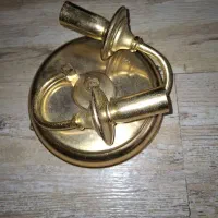 لوستر سقفی طلایی