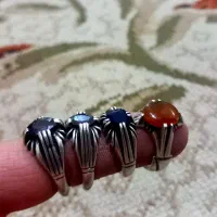 انگشتر نقره تراش.چهارچنگ