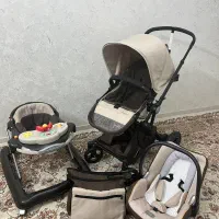 ست کالسکه و کریر و روروک و ساک baby ace