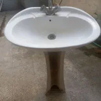 روشویی کامل به همراه شیر آلات ارزان میدم|لوازم سرویس بهداشتی|گرگان, |دیوار