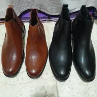 نیم بوت چرم طبیعی تبریز