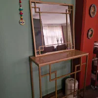 آینه کنسول و آباژور